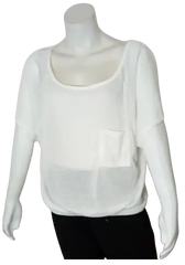 Caren Sport Girls’ White Short Sleeve Shirt, Size 2X