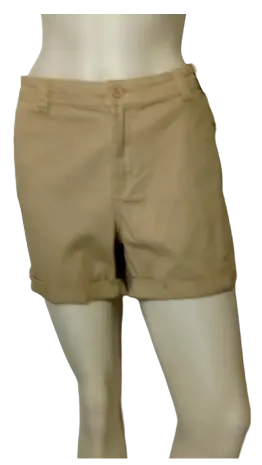 Simply Style Girls’ Khaki Shorts, Size 14