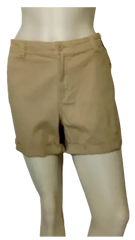 Simply Style Girls’ Khaki Shorts, Size 14