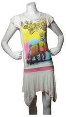 Libertalia Girls’ Elephant Dress, Size Medium (5/6)