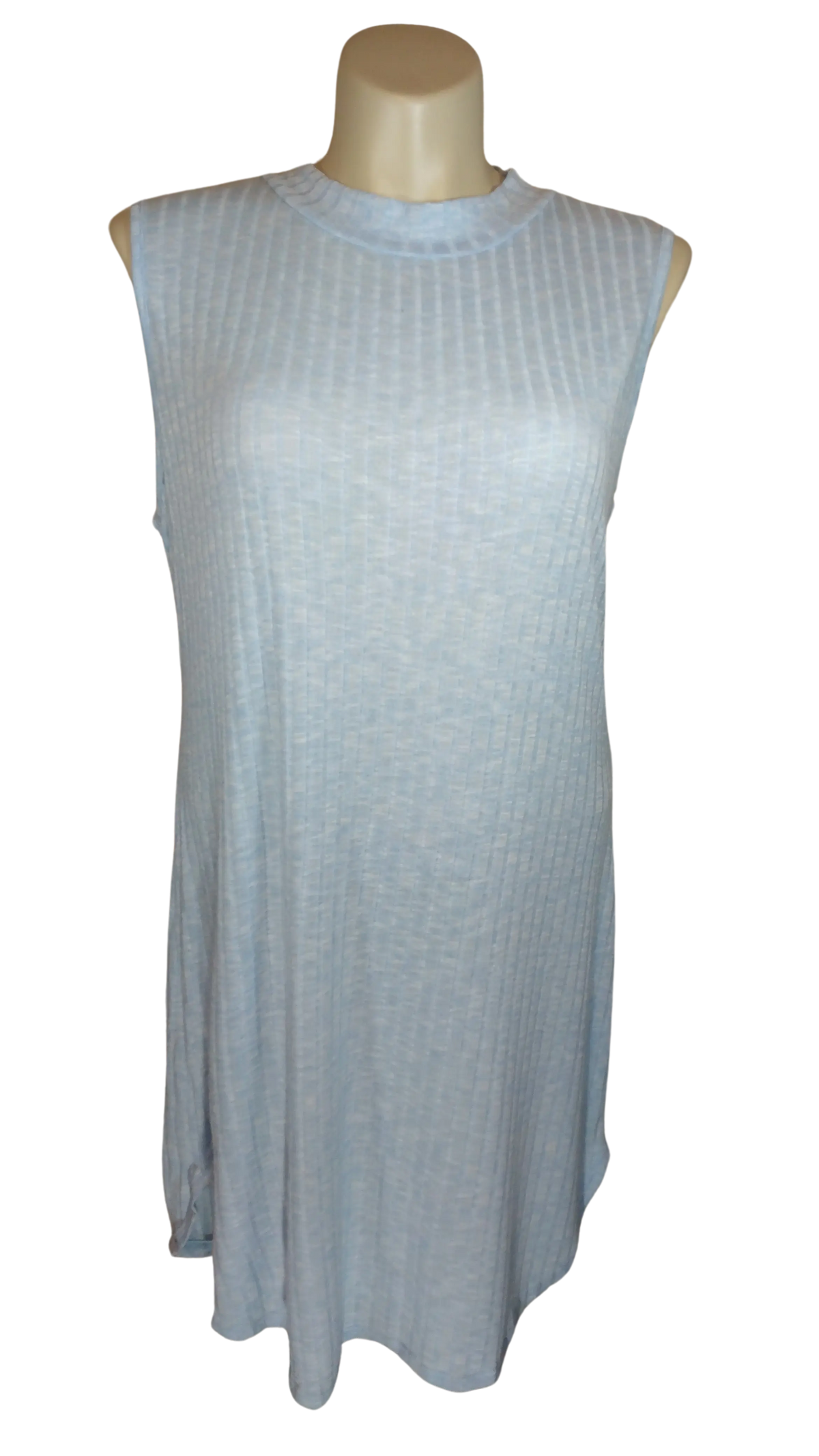 Dice Women’s Baby Blue Knit Dress, Size 2X