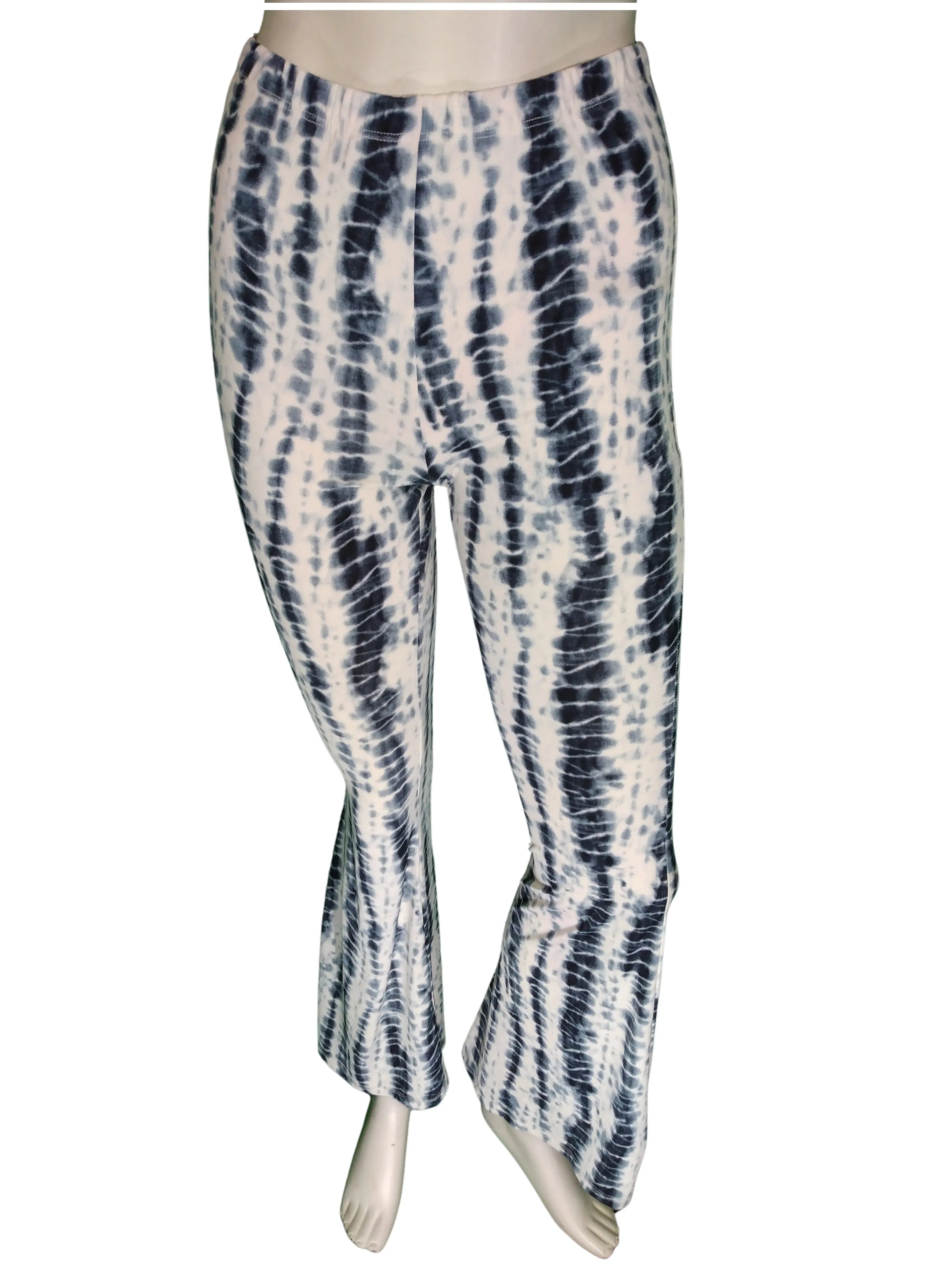 579 Women’s Blue/Cream Tie Dye Pant, Size Medium