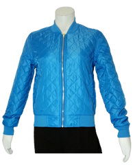April Girl Women’s Blue Jacket – Small Size, Lightweight 100% Polyester Outerwear