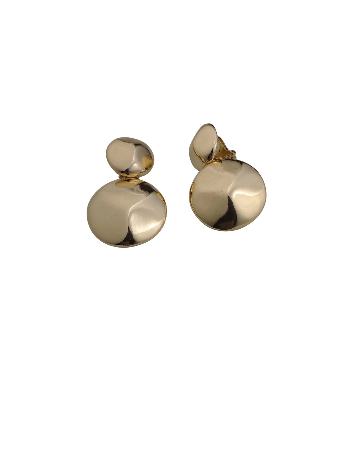 Gold Tone Disc Drop Earrings – Charter Club Statement Fashion Jewelry for Women