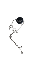 Silver Tone “A” Pendant Chain Bolo Bracelet – Giani Bernini Fashion Jewelry for Women