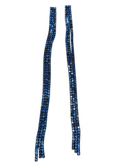 Black and Blue Rhinestone Drop Earrings – Statement Fashion Jewelry for Women Thalia Sodi Glam