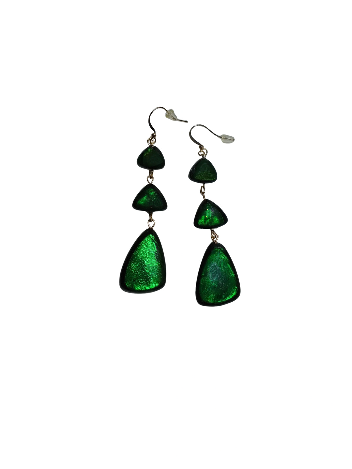 Style & Co Gold-Tone Green Resin Drop Earrings – Fashion Jewelry for Women