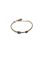 Swarovski Evil Eye Bracelet – Gold-Tone & Rhinestone Fashion Jewelry for Protection & Style