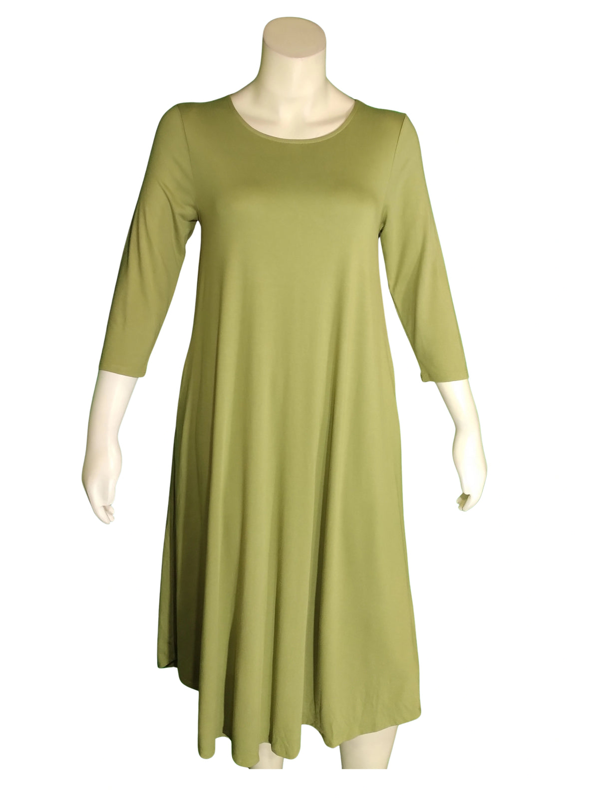 Zenana Premium Olive Maxi Dress for Women – 100% Cotton, Small, with Pockets