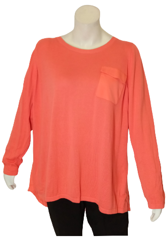 Charter Club Coral Sweater With Pockets
