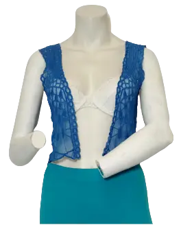 Runway Paris Girls’ Blue Lace Vest, Size S/M