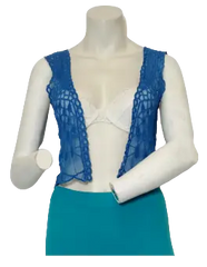 Runway Paris Girls’ Blue Lace Vest, Size S/M