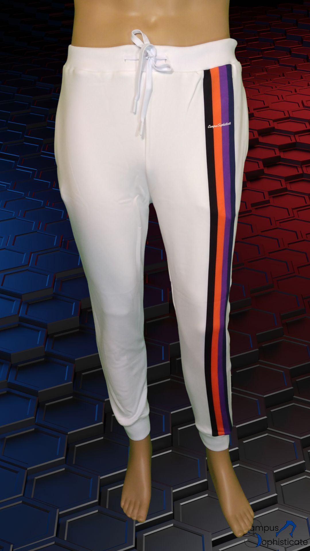 white sweatpants for men​