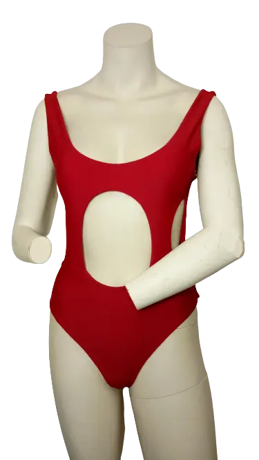 Diva General Collection Women’s Red One Piece Swimsuit, Size Medium
