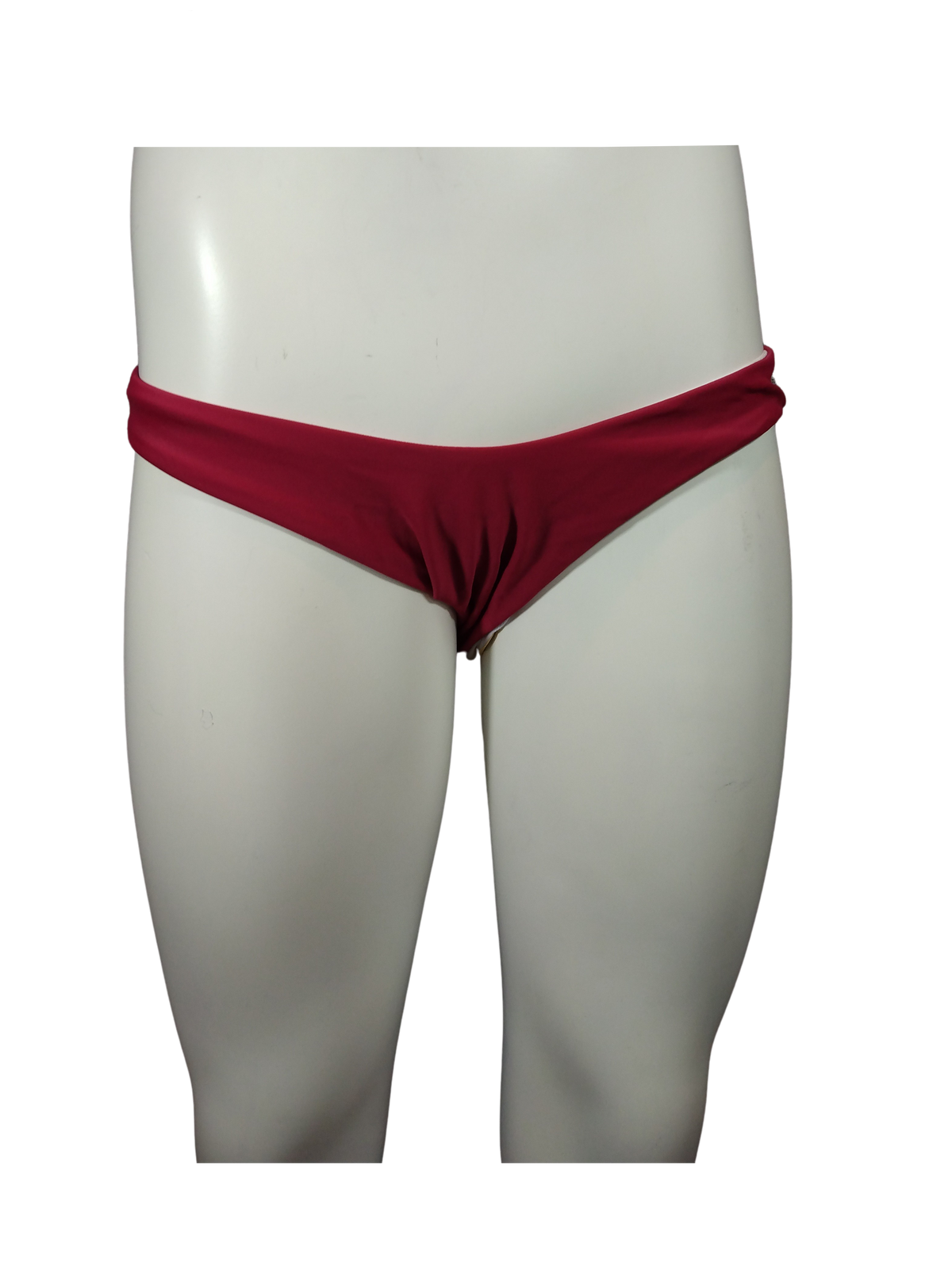 Diva General Collection Red Bikini Bottom – Small Size Women’s Swimwear, Polyamide Elasthan Blend