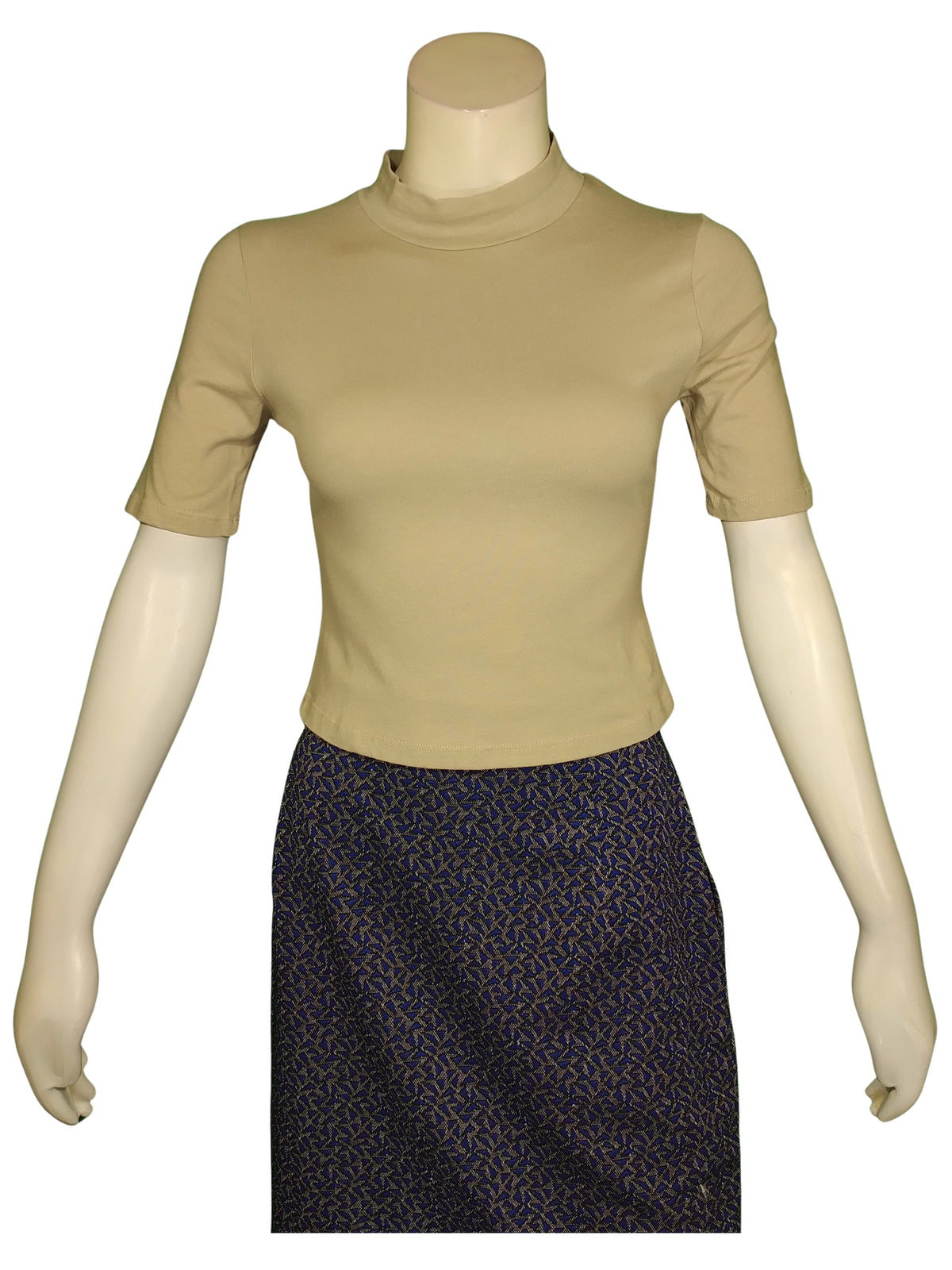 Friday Coffee 3/4 Sleeve Crop Top for Girls – OSFA, Cotton Spandex Blend, Casual Stretch Tee