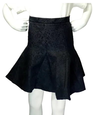 Francesca’s Collection Girls’ Blue Rair Skirt, Youth Small
