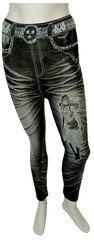 Chuns Girls’ Girl with Hat/Boots Leggings, OSFA