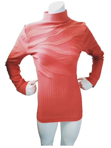 Orange Nic & Jo Zebra Blouse osfa