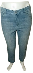 Diva General Collection Light Blue Denim Jean front view