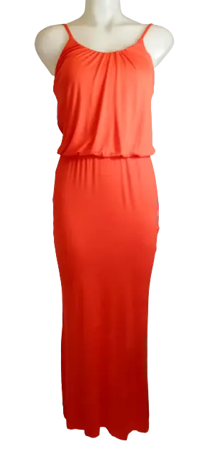 Monaco Women’s Red Dress with Spaghetti Straps, Size Large