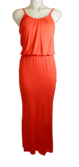 Monaco Women’s Red Dress with Spaghetti Straps, Size Large