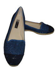 INC Ellipse Blue Slip on Sandal