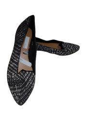 Merona Black & White Flat Loafers