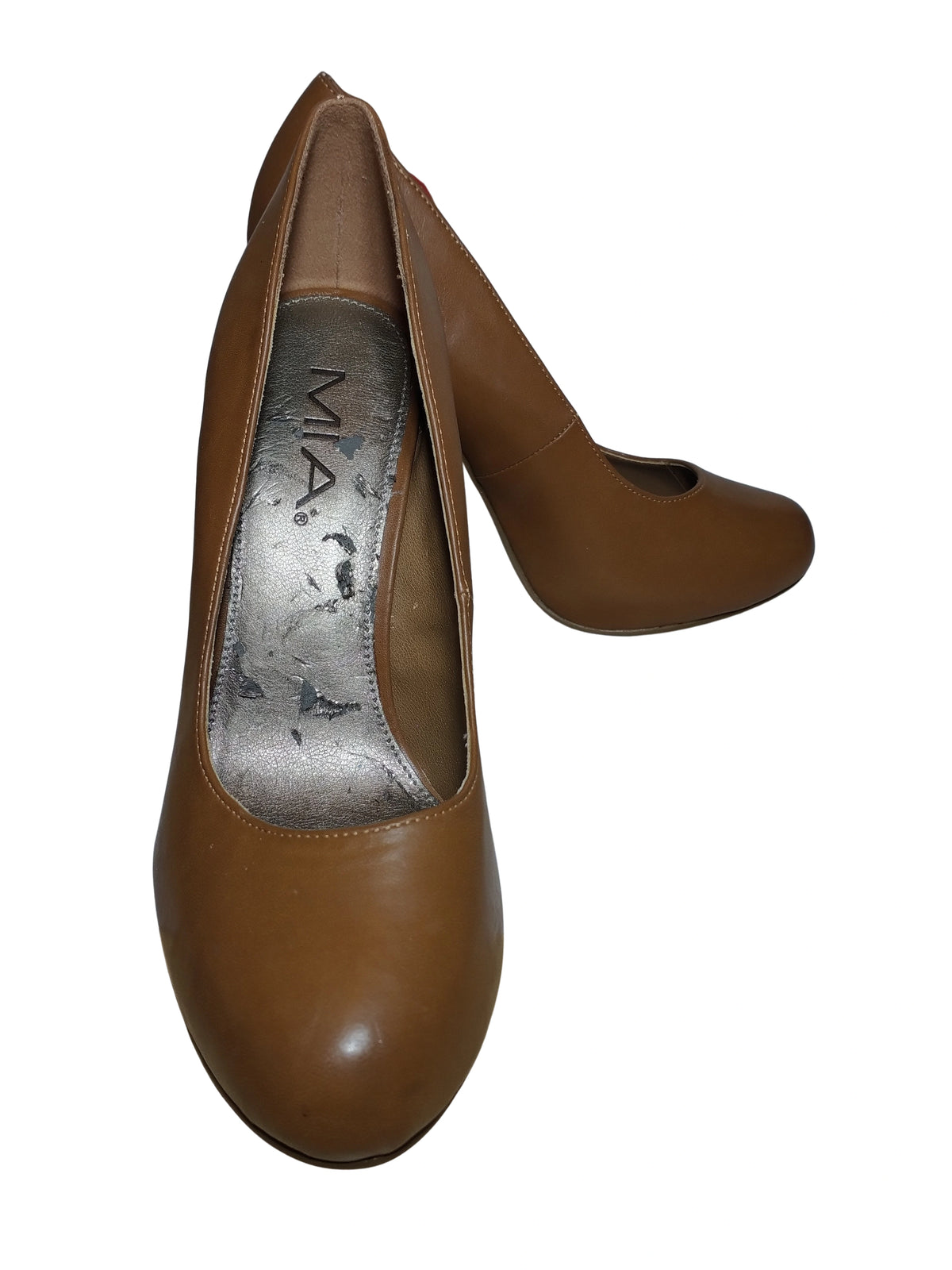 MIA Golden Brown High Heel Shoes – Women’s Size 7.5M (inner sole scuffed)