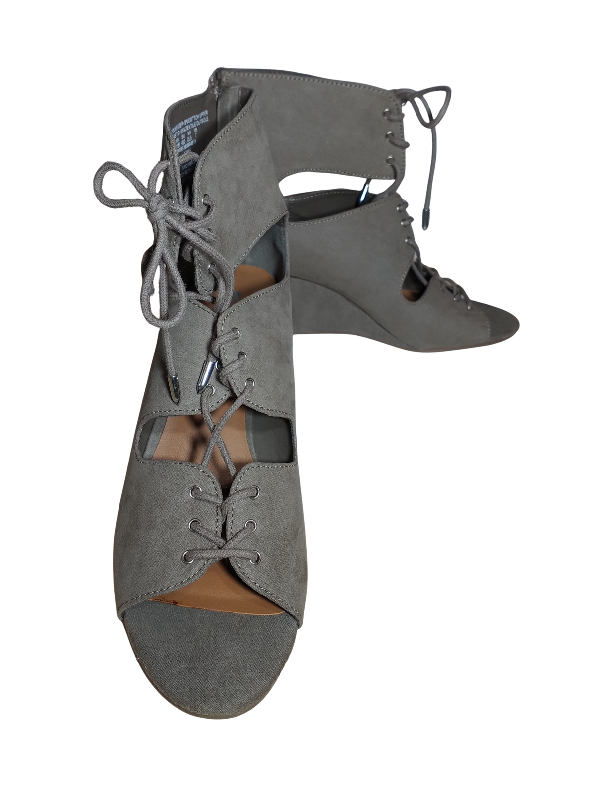 Taupe Dolcetta Suede Cutout Boots