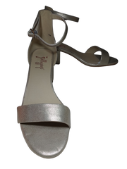 JellyPop Sweden Platinum Metallic Heels