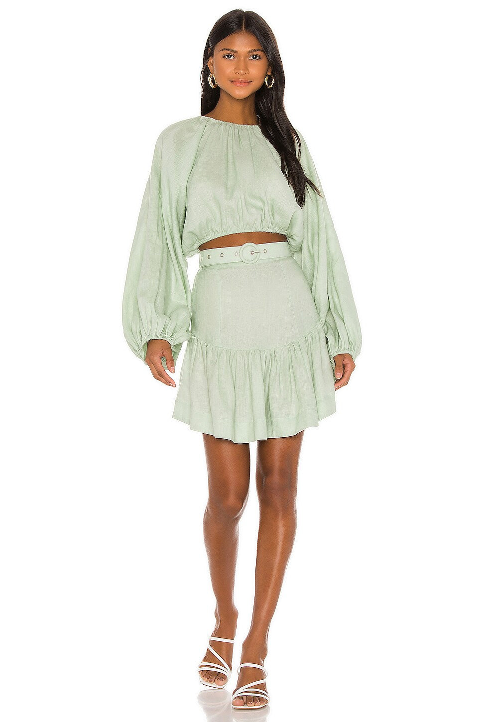 belt skirt mini