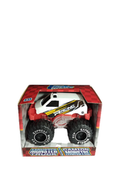 Turbo Wheels Monster Truck - White Die Cast Metal Van