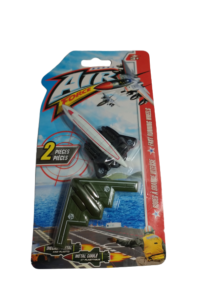 Air Force F117 Stealth and A10 Warthog Toys (2 piece set)
