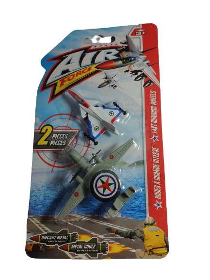 Air Force Fighter Jet and Radar Plane Toys (2 piece set)