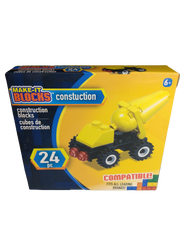 Make it Blocks Construction Cement Mixer - 24 Piece Set