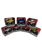 Turbo Wheels Monster Truck - White Die Cast Metal Van