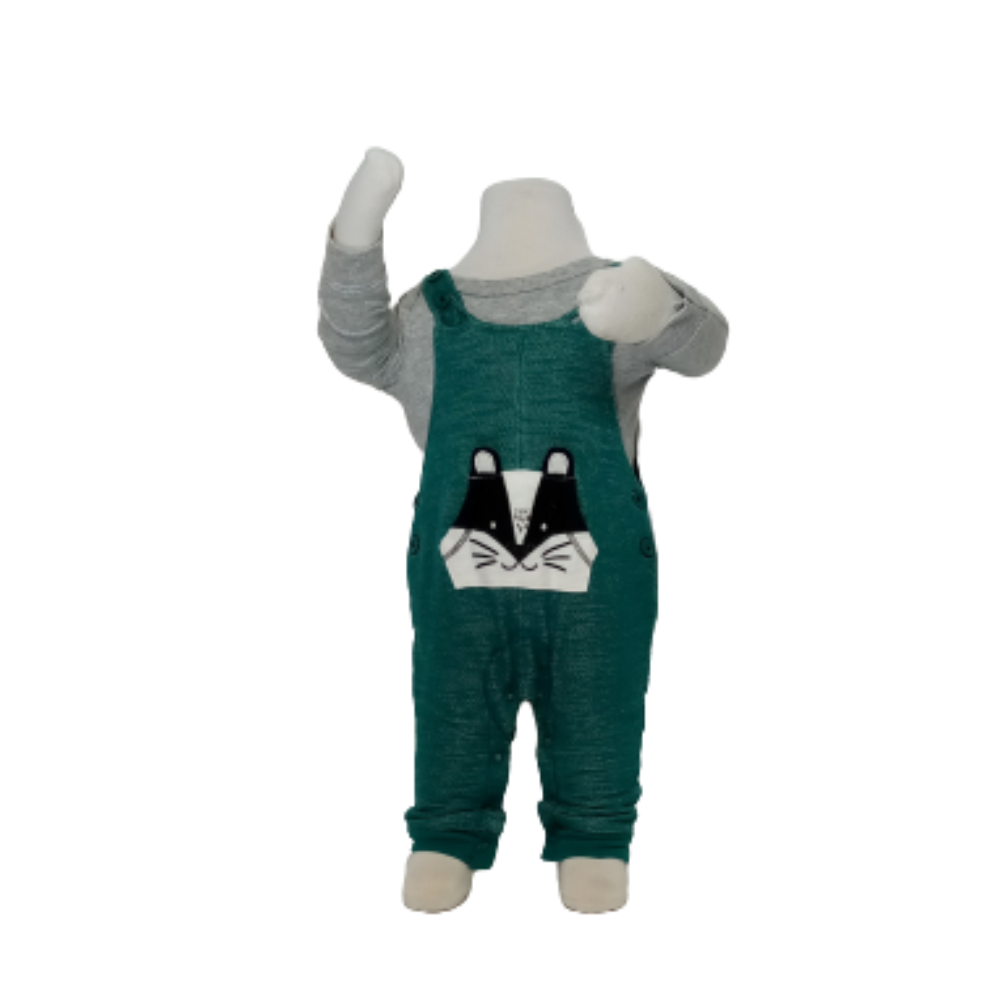 Cat and Jack Onesie/Overall Set