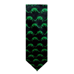 Andaloro Black/Green Polyester Neckties