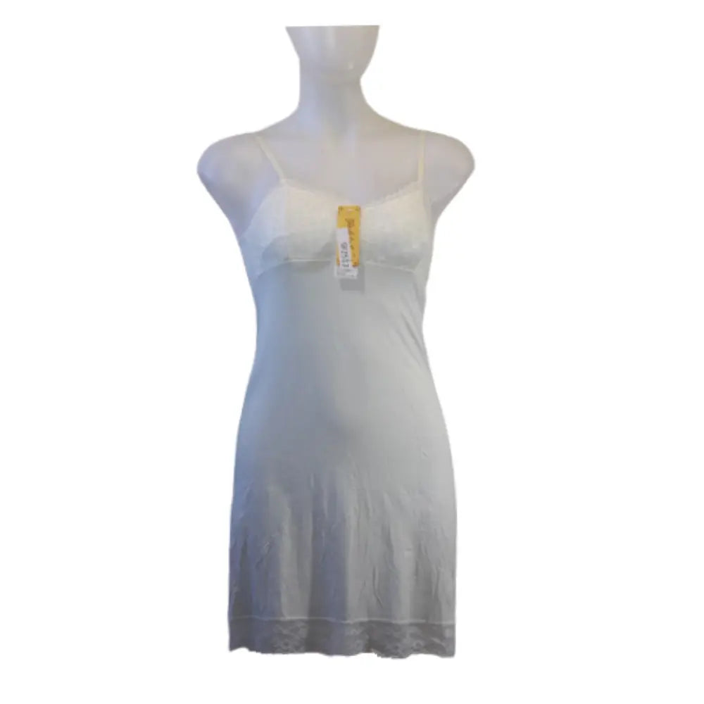 Cream Lace-Edged Slip
