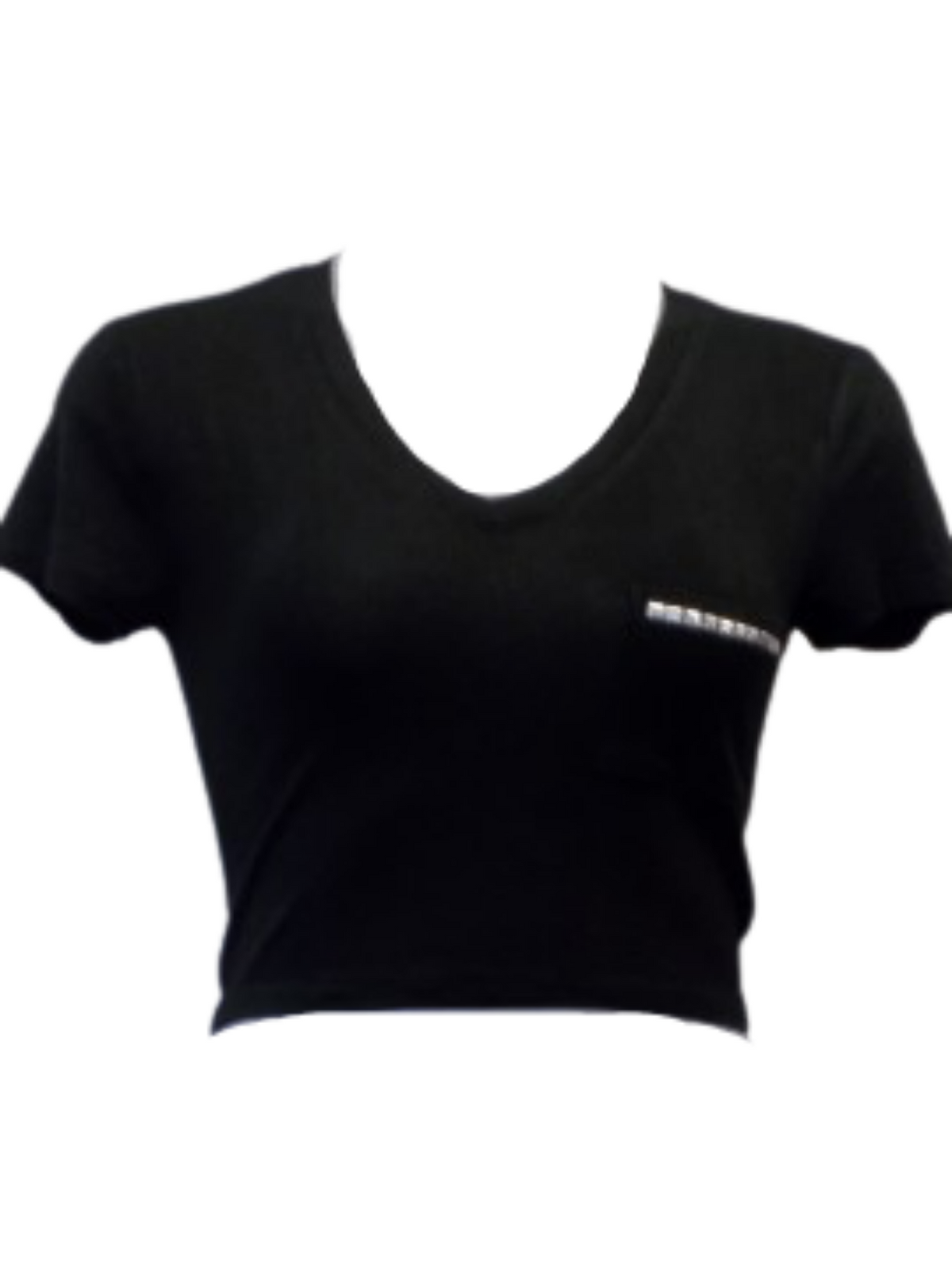 Zenana Outfitters Black Crop Top