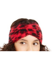 DKNY red/black headband