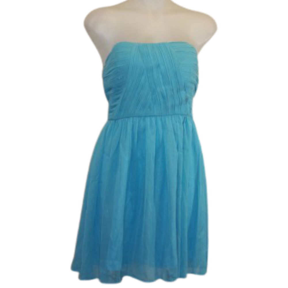 Minuet pleated ruffled dress