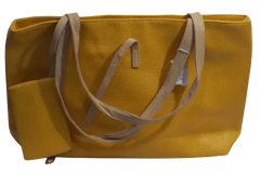 Women Yellow Bag and Wallet Set