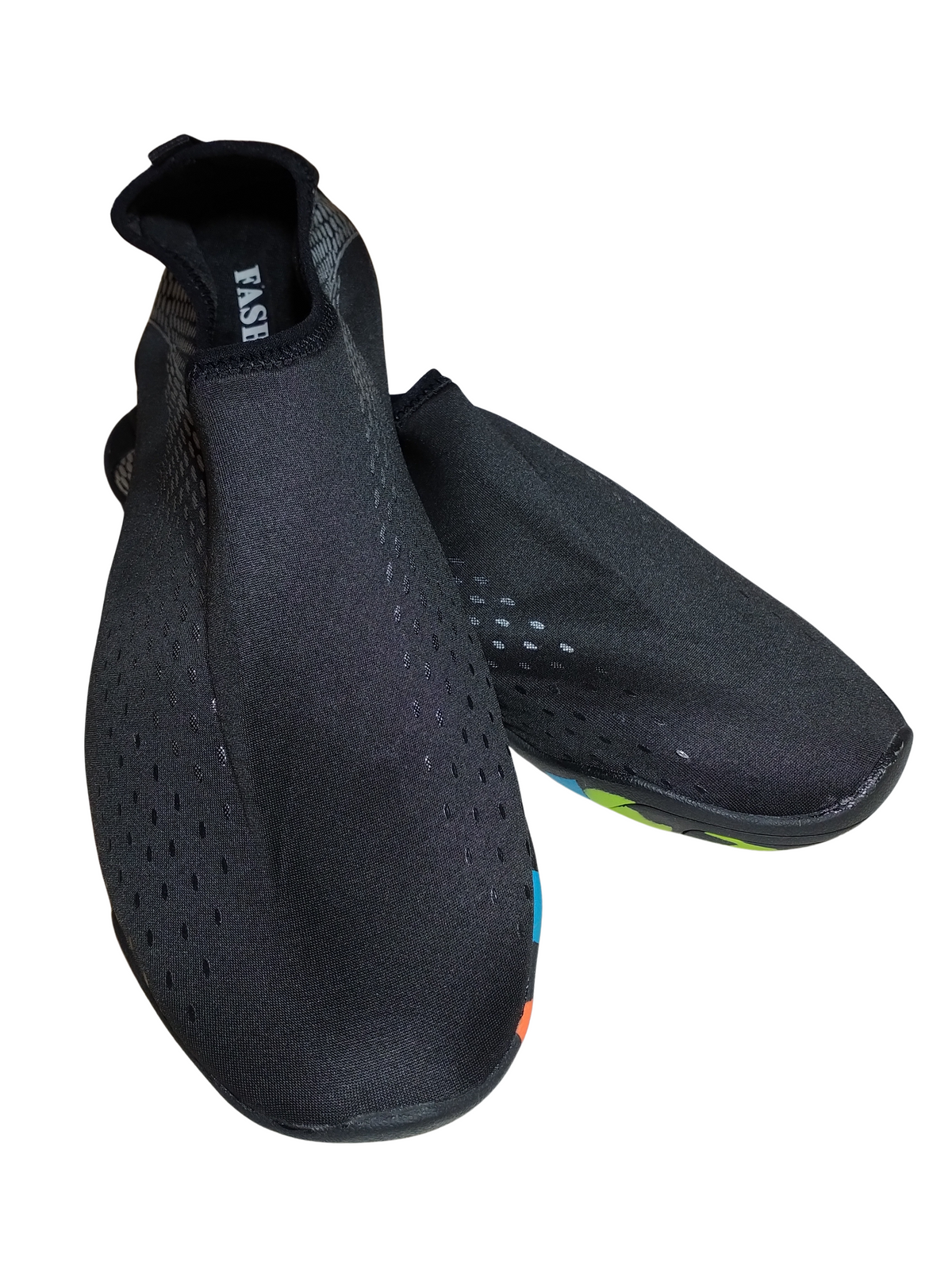 Fashion Black & Silver Watershoes