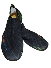 Sport-D Black & Grey Grid Water Shoes | Unisex Size 43 | Lightweight & Quick-Drying