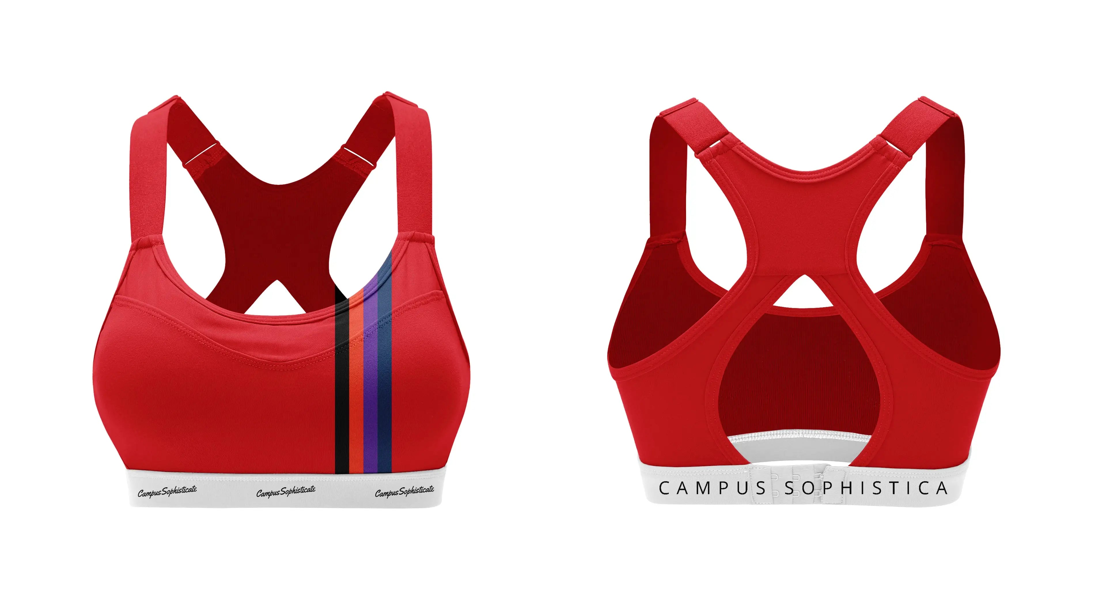 red sports bra​