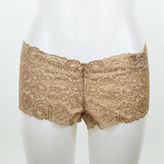 INC International Concepts Lace Boyshort Taupe Dream