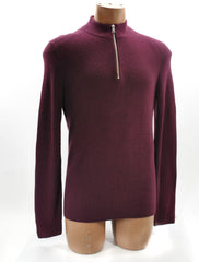 INC Port Ribbed Quarter Zip Pullover
