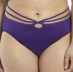 Elomi Bijou Flirt Sexy Mid Rise Full Brief Panty Purple